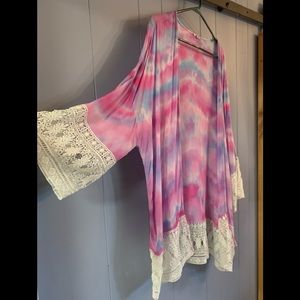 Tye dyed kimono women’s med/lg